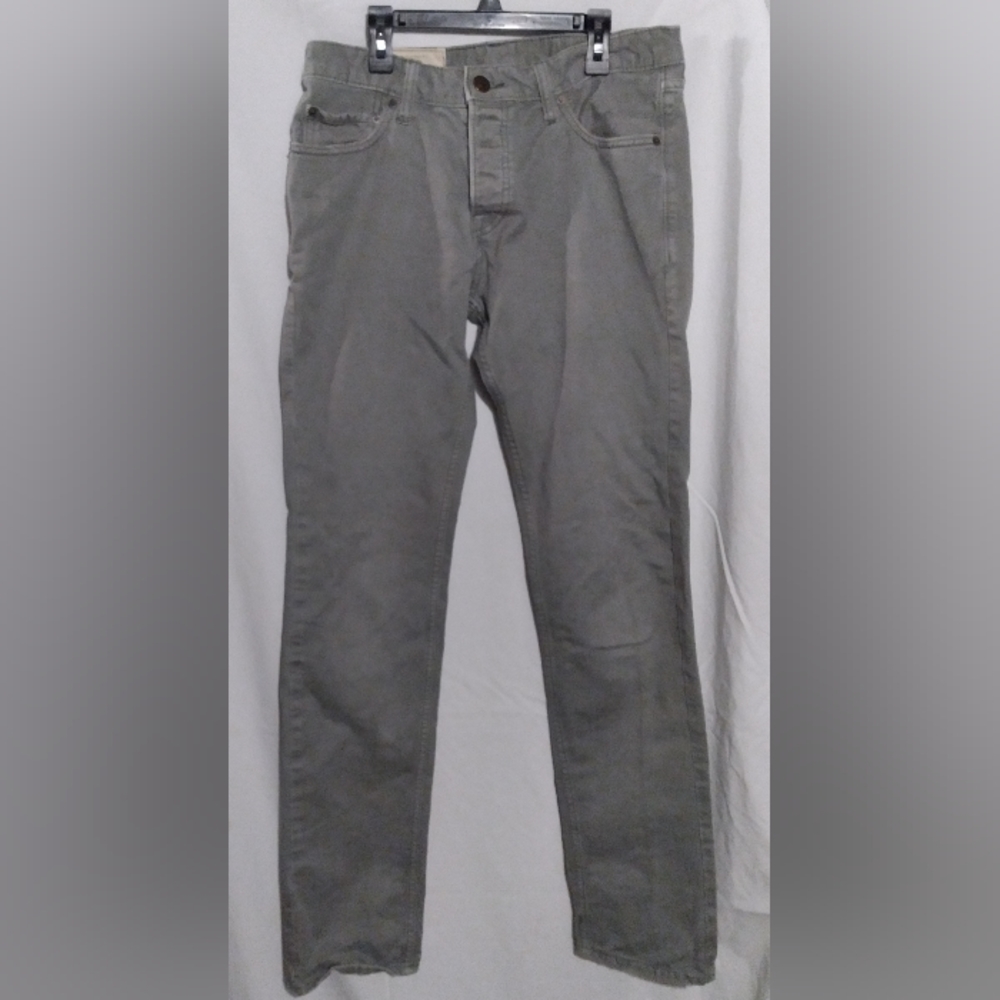 Mens Hollister Jeans. Size 32/34. Grayish Green in color.